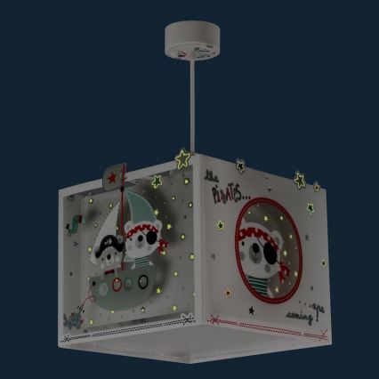 Dalber D-74552 - Ljuskrona Barn PIRATES 1xE27/60W/230V