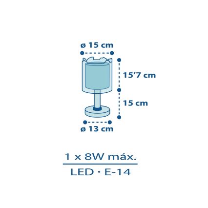 Dalber D-76111 - Barn Lampa MY LITTLE JUNGLE 1xE14/8W/230V