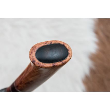Damaskus jaktkniv 13 cm lönn/ebenholts