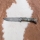 Damaskus jaktkniv 14 cm Kastanjeträd