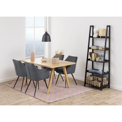 DAMON bokhylla svart