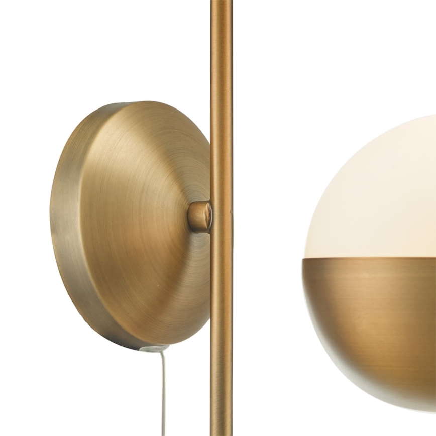 Där Lighting AND0742 - Vägglampa ANDRE 1xE14/11W/230V, mässing