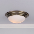 Där Lighting BAR5275 - Badrumstaklampa BARCLAY 1xE27/60W/230V Ø 31 cm mässing