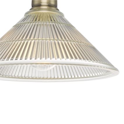 Där Lighting BOY0175 - Taklampa BOYD 1xE27/60W/230V Ø 25 cm mässing/klar