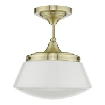 Där Lighting CAD0175 - Ytmonterad badrumslampa CADEN 1xE27/60W/230V IP44 mässing
