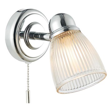 Där Lighting CED0738 - Badrumsvägglampa CEDRIC 1xG9/25W/230V IP44 blank krom