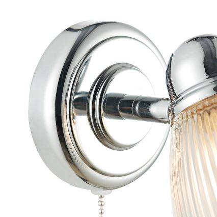 Där Lighting CED0738 - Badrumsvägglampa CEDRIC 1xG9/25W/230V IP44 blank krom