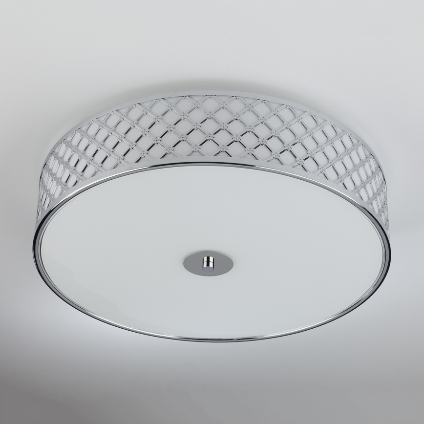 Där Lighting CIV5050 - Taklampa CIVIC 5x E14/60W/230V Ø 50 cm, polerad krom