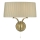 Där Lighting CRI0929 - Vägglampa CRISTIN 2xE14/40W/230V mässing/taupe
