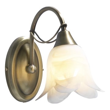 Där Lighting DOU0775 - Vägglampa DOUBLET 1xE14/40W/230V mässing