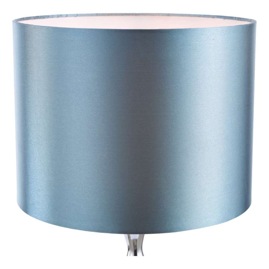 Där Lighting ELS4223 - Bordslampa ELSA 1xE27/40W/230V blå/blankkrom