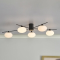Där Lighting JAS5422 - Ytmonterad taklampa JASPER 5xG9/25W/230V svart