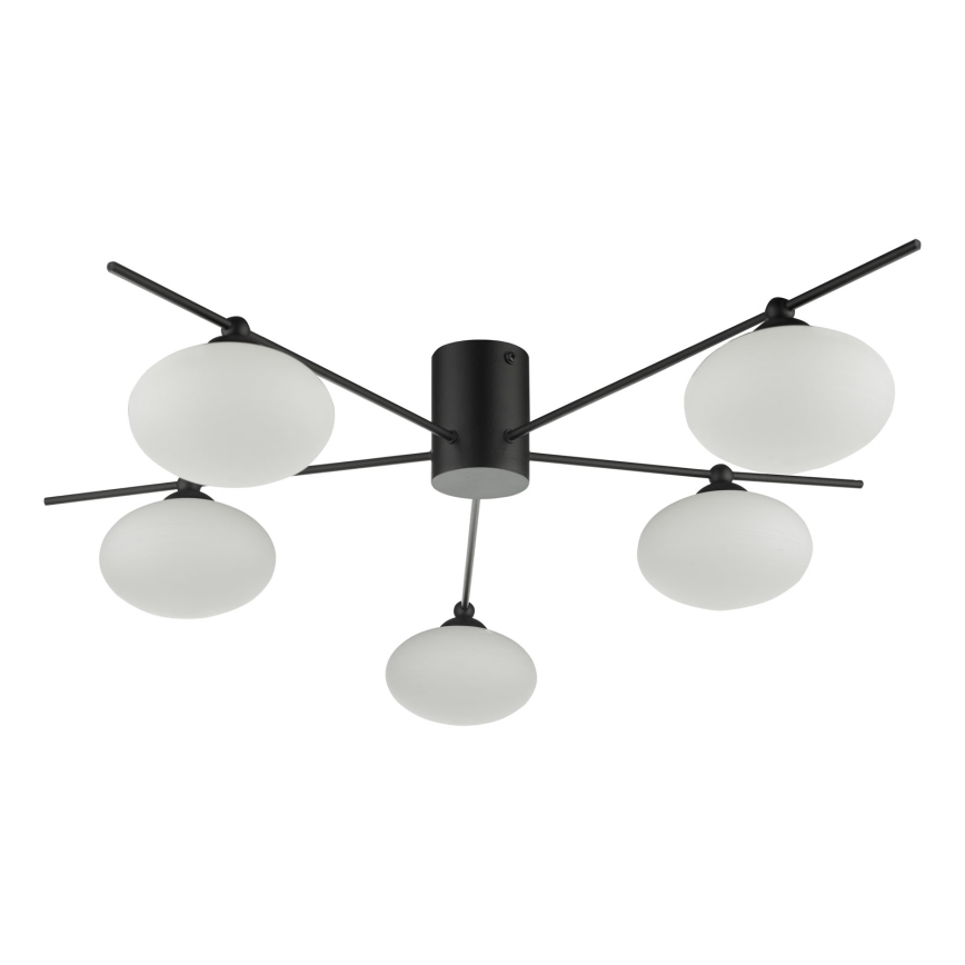 Där Lighting JAS5422 - Ytmonterad taklampa JASPER 5xG9/25W/230V svart