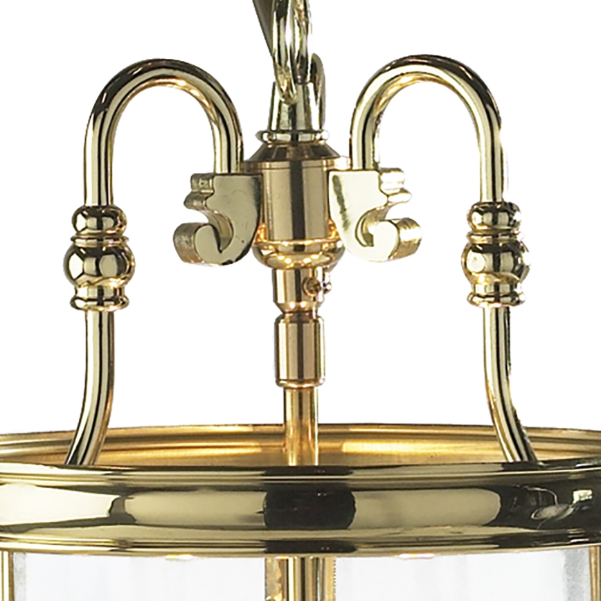Där Lighting LAM0340 - Taklampa med kedja LAMBETH 3xE14/60W/230V mässing