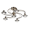 Där Lighting LUT0675 - Ytmonterad ljuskrona LUTHER, 6 x G9, 40 W, 230 V, mässing