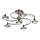 Där Lighting LUT0675 - Ytmonterad ljuskrona LUTHER, 6 x G9, 40 W, 230 V, mässing
