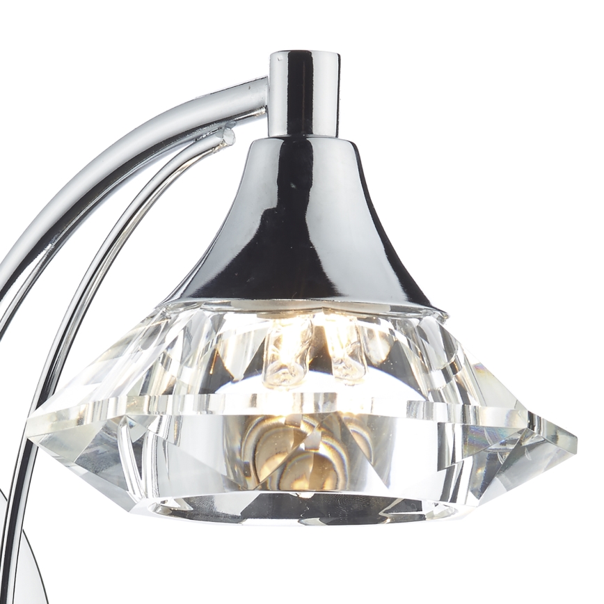 Där Lighting LUT0750 - Vägglampa LUTHER 1xG9/40W/230V polerad krom