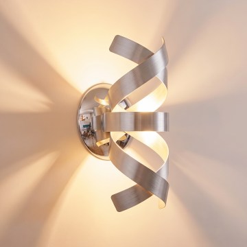 Där Lighting RAW0750 - Vägglampa RAWLEY 1xG9/25W/230V matt krom