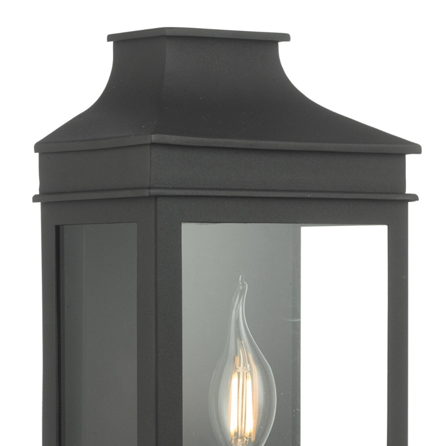 Där Lighting VAP5222 - Utomhusvägglampa VAPOUR 1xE14/60W/230V IP44 svart