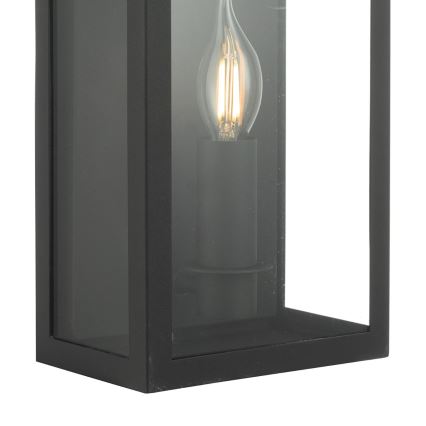 Där Lighting VAP5222 - Utomhusvägglampa VAPOUR 1xE14/60W/230V IP44 svart