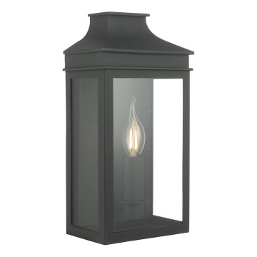 Där Lighting VAP5222 - Utomhusvägglampa VAPOUR 1xE14/60W/230V IP44 svart