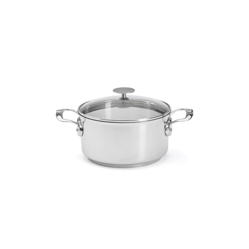 De Buyer 3427.20 - Gryta MILADY med lock, 20 cm, i rostfritt stål