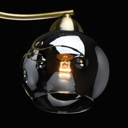 De Markt 605014606 - Fastsatt takkrona  HAMBURG 6xE27/40W/230V