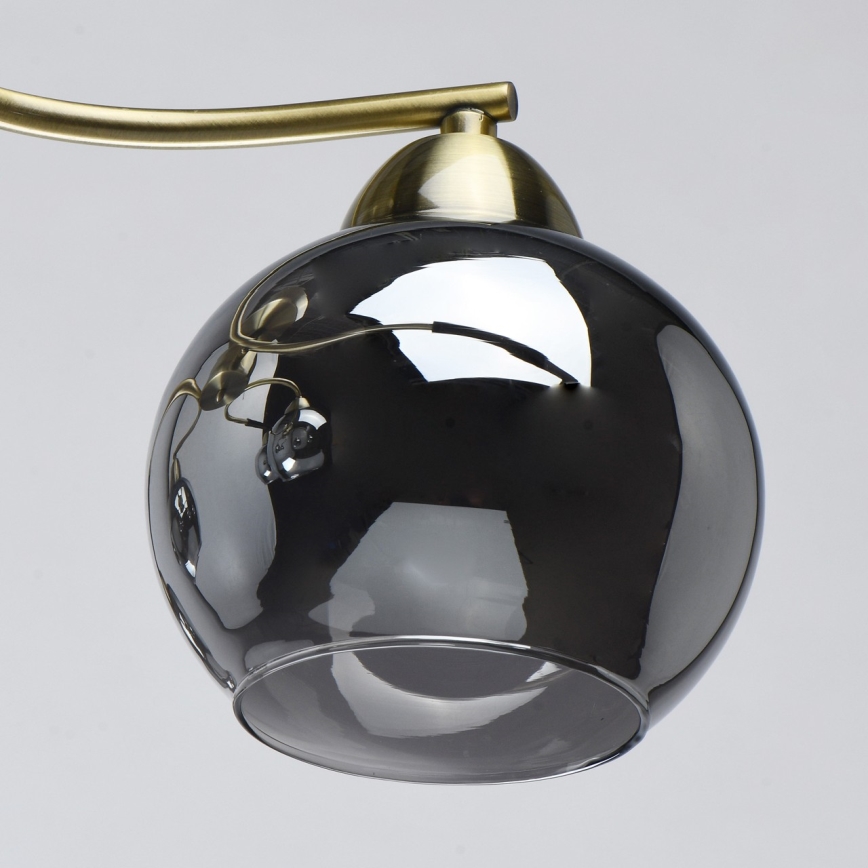 De Markt 605014606 - Fastsatt takkrona  HAMBURG 6xE27/40W/230V