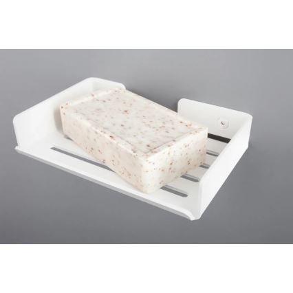 Deante ADM_A411 - Väggmonterad tvålhållare MOKKO vit