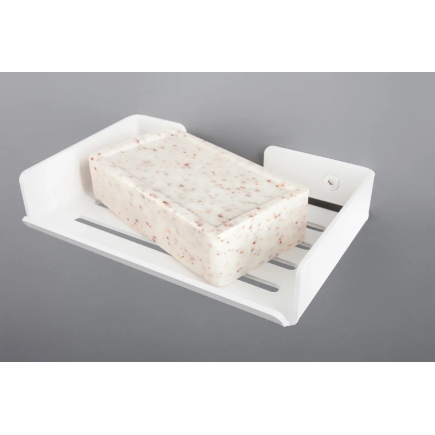 Deante ADM_A411 - Väggmonterad tvålhållare MOKKO vit