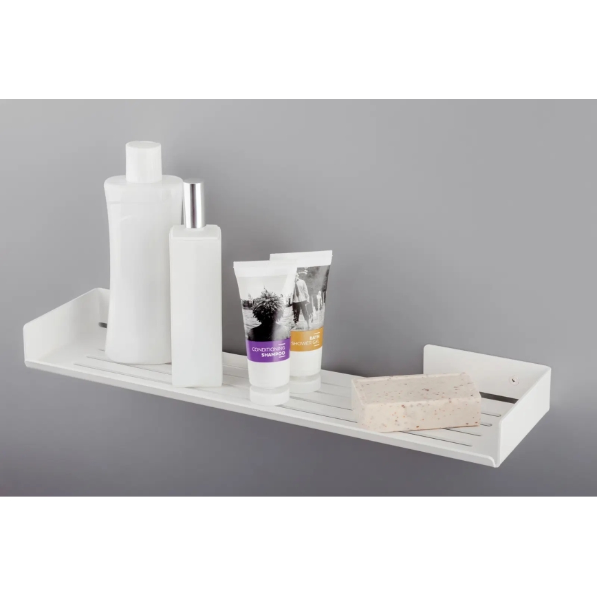 Deante ADM_A511 - Väggmonterad badrumshylla MOKKO vit