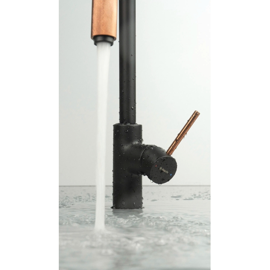 Deante BCA_B64M - Diskbänksblandare ASTER svart/mässing