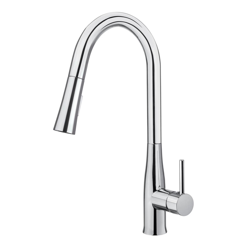 Deante BDH_072M - Tvättställsblandare med utdragbar spruta LUKRECJA skinande krom