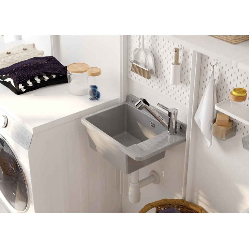 Deante BDN_071M - Tvättställsblandare med utdragbar spruta NARCYZ skinande krom