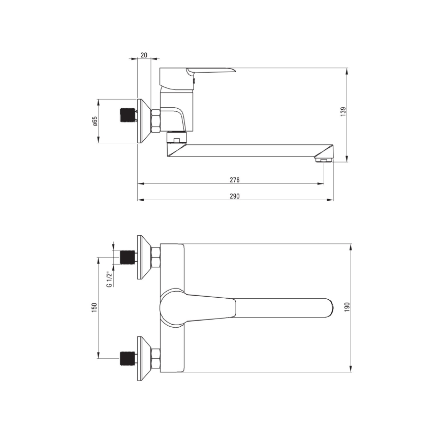 Deante BFC_080M - Vaskkran CORIO skinande krom