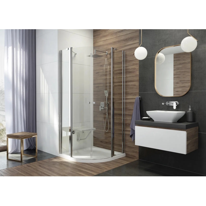 Deante BGA_054L - Tvättställsblandare för dold installation ALPINIA polerad krom