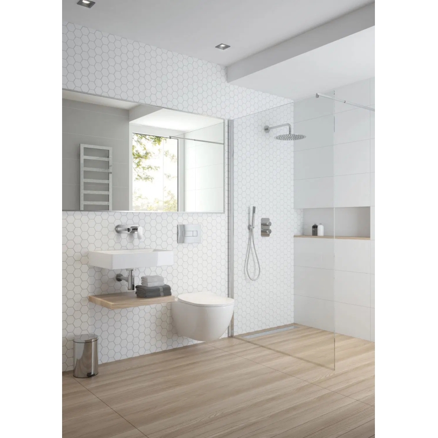 Deante BGA_054L - Tvättställsblandare för dold installation ALPINIA polerad krom