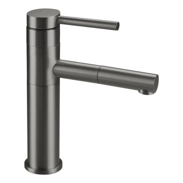 Deante BGE_D22M - Tvättställsblandare med utdragbar handdusch ORA 22,9 cm titan