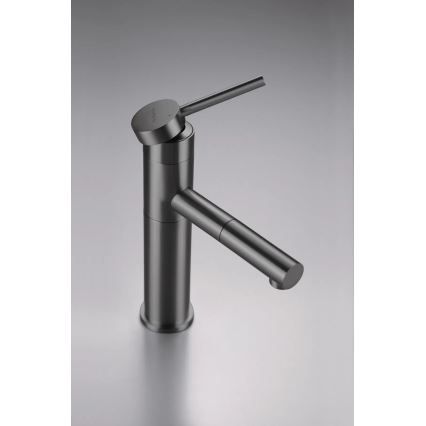 Deante BGE_D22M - Tvättställsblandare med utdragbar handdusch ORA 22,9 cm titan