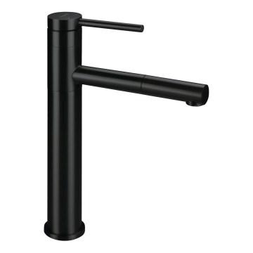 Deante BGE_N22K - ORA tvättställsblandare med utdragbar dusch, 30,9 cm, svart