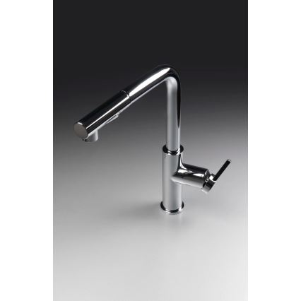 Deante BKM_073M - Köksblandare med utdragbar spray MOMI blank krom