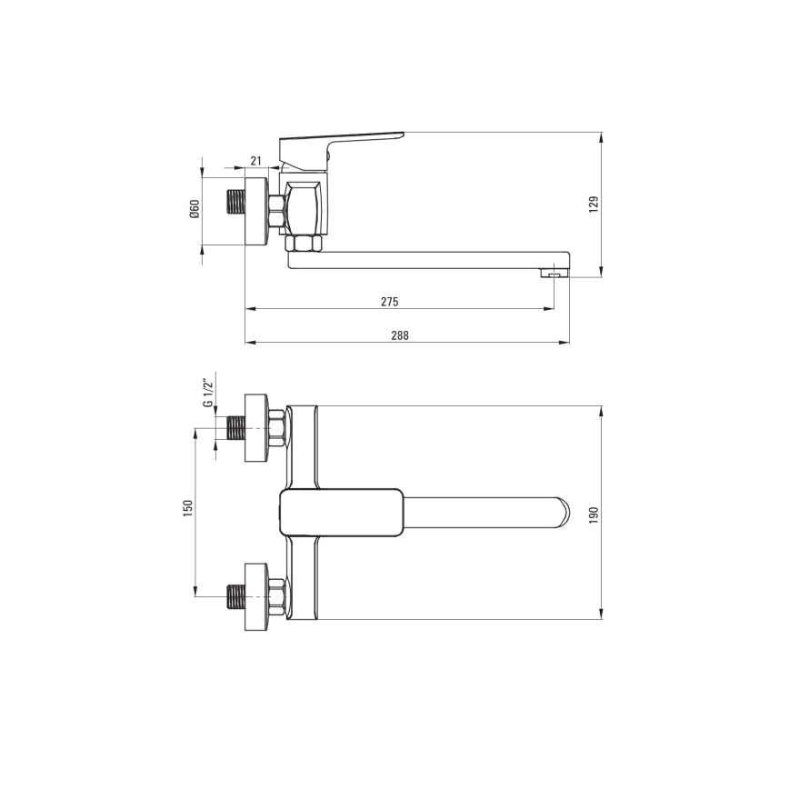 Deante BLO_080M - Diskbatteri MARO, polerad krom