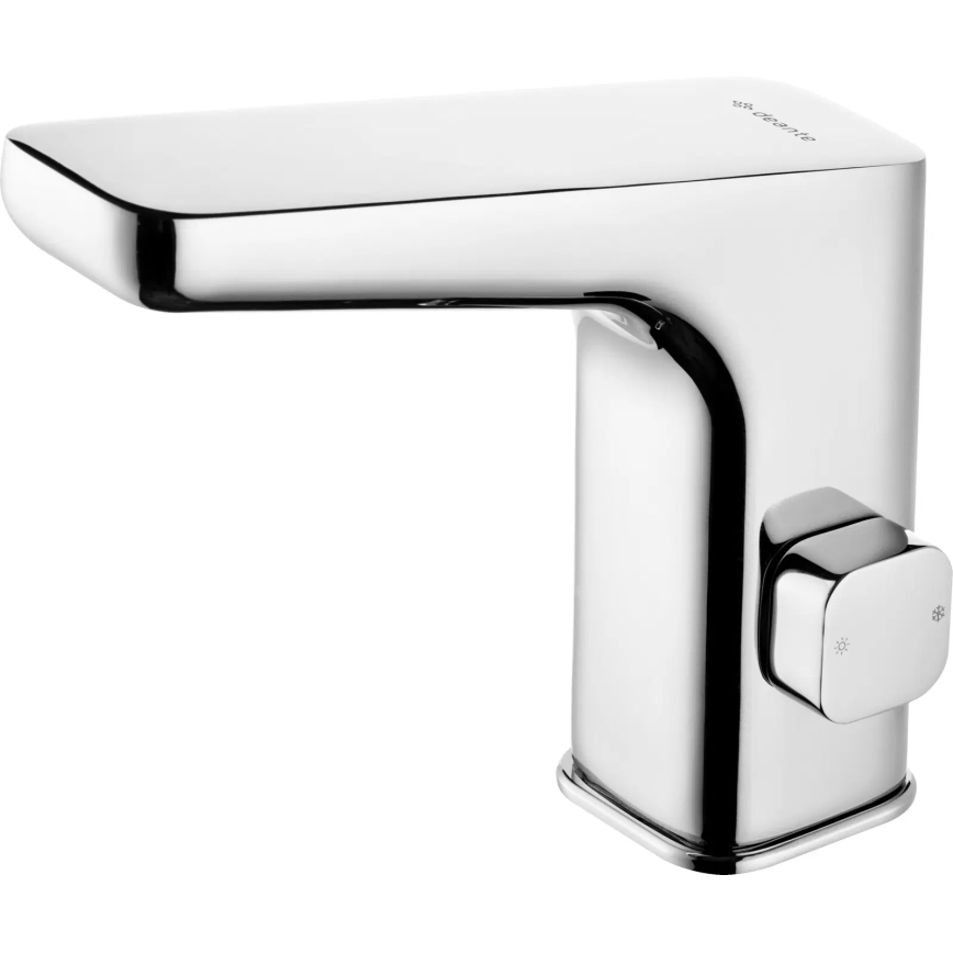 Deante BQH_029V - Beröringsfri tvättställsblandare med temperaturreglering HIACYNT 230/6V skinande krom
