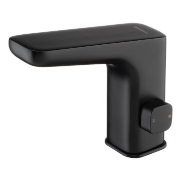 Deante BQH_N29R - Beröringsfri tvättställsblandare med temperaturreglering HIACYNT 4xAA svart