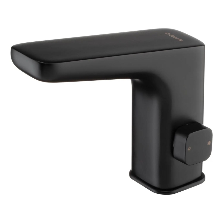 Deante BQH_N29R - Beröringsfri tvättställsblandare med temperaturreglering HIACYNT 4xAA svart