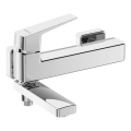 Deante BQL_012M - Badkarsblandare med fällbar pip BLUR, blank krom