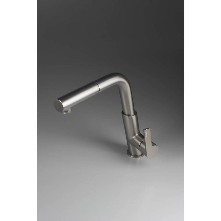 Deante BQS_D73M - Köksblandare med utdragbar handdusch SILIA titan