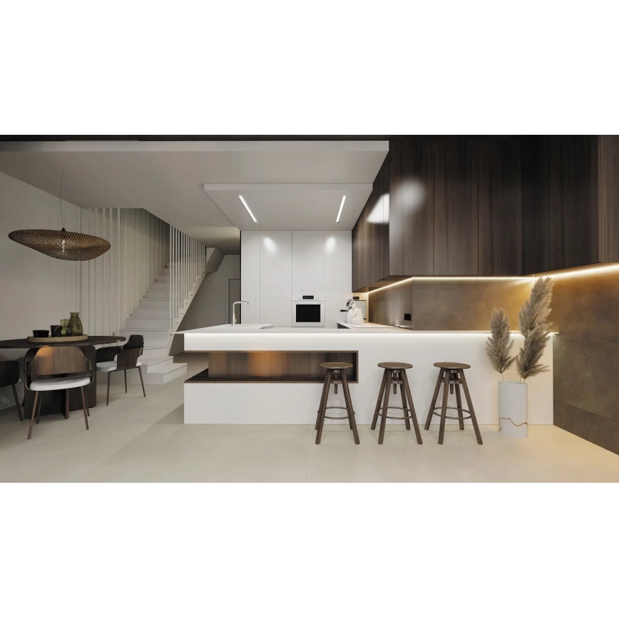 Deante BRE_075M - Köksblandare med utdragbar dusch ERIDAN blank krom