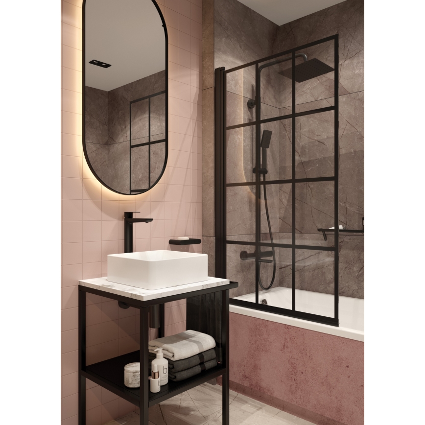 Deante CDJ_6U3S - Tvättställ för bänkskiva JASMIN 34,5x34,5 cm keramik/vit