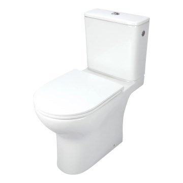 Deante CDJD6RPS - Golvstående WC med sits JASMIN, keramik/vit